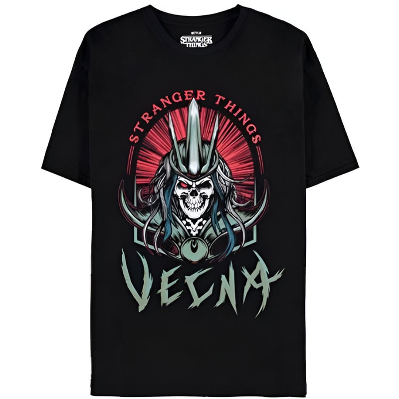 DIFUZED T-shirt Difuzed Stranger Things Vecna - Μαύρο