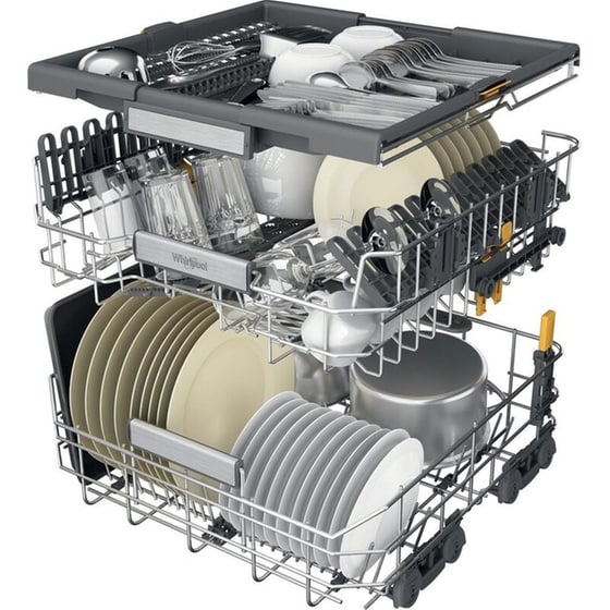 WHIRLPOOL W7F HP43 X για 15 Σερβίτσια Inox Ελεύθερο Πλυντήριο Πιάτων image 5