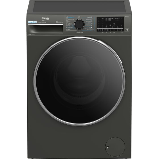 BEKO B7WFU610418MB2 ES 10 kg 1.400 Στροφές με WiFi Inox Πλυντήριο Ρούχων image 0
