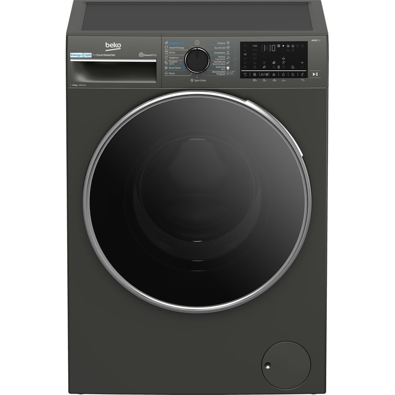 BEKO B7WFU610418MB2 ES 10 kg 1.400 Στροφές με WiFi Inox Πλυντήριο Ρούχων