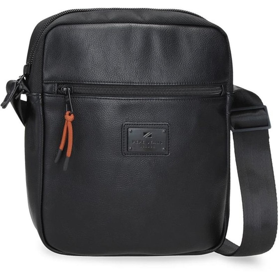 Pepe Jeans Τσαντάκι Ώμου 23x27x7cm Σειρά Egham - Μάυρο image 0