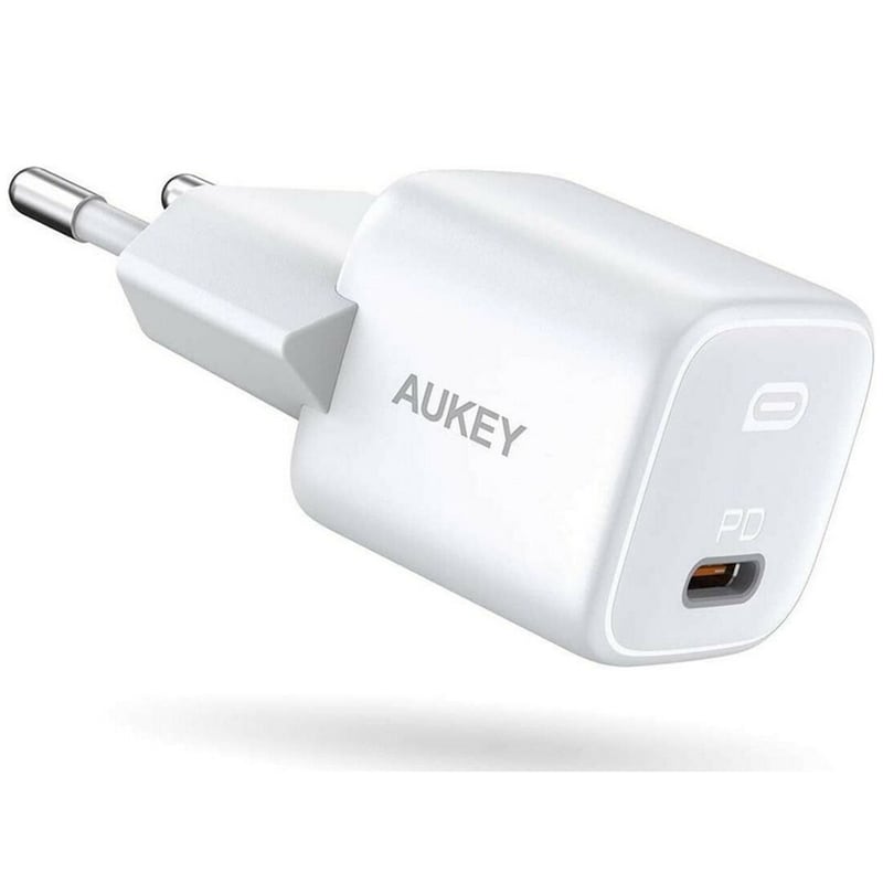 OEM Φορτιστής Πρίζας Aukey Pa-b1 Omnia Mini Usb-C 20W - White