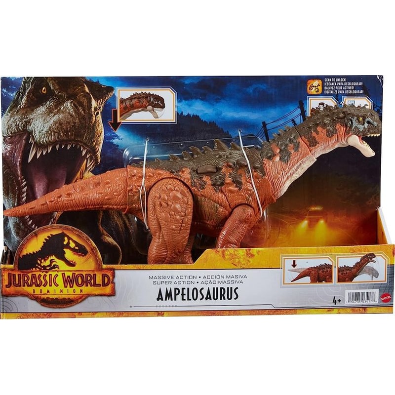 Φιγούρα Δράσης Mattel Jurassic World - Ampelosaurus