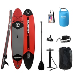 Φουσκωτή Σανίδα SUP AquaSup Nemesis 366 x 84 cm - Κόκκινη