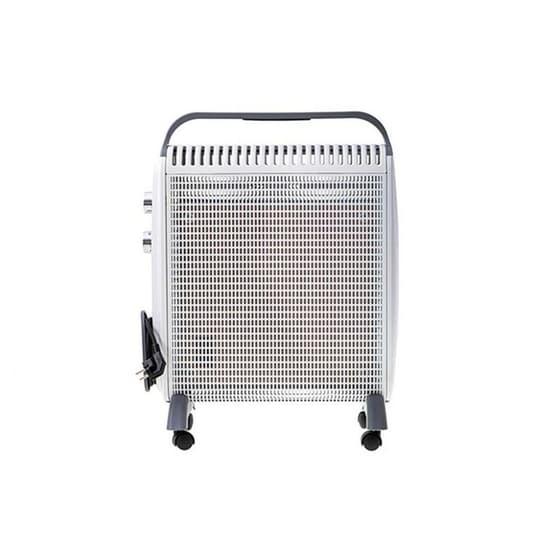 ADLER AD 7750 Με 2 Επίπεδα Θέρμανσης Και Ροδάκια 2000W Θερμοπομπός Δαπέδου Λευκός image 2