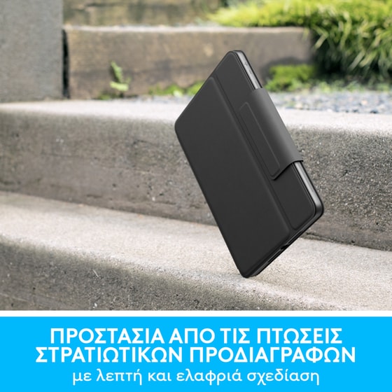 Logitech Rugged Folio Πληκτρολόγιο για iPad 10.2" 7th/8th/9th GEN - Γκρι image 2