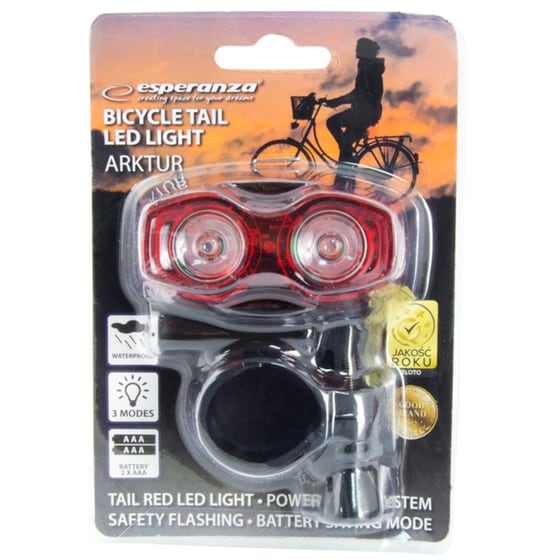 Esperanza Arktur LED Οπίσθιο Φως Ποδηλάτου EOT013 - Μαύρο image 1