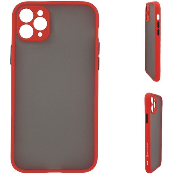 Θήκη Apple iPhone 11 Pro Max - Sonique Color Button Bumper - Κόκκινο image 0