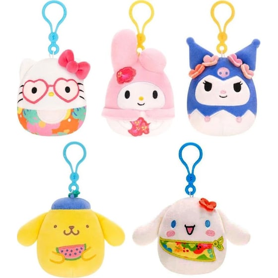 Λούτρινο Jazwares Squishmallows Tropical Food Sanrio με Κλιπ 5 Σχέδια 1 Τμχ - Τυχαία Επιλογή Σχεδίου (9 cm) image 0