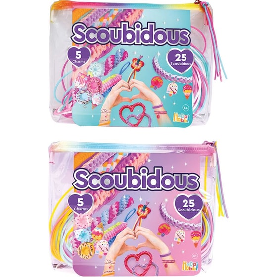 HappiHobbi Scoubidous Τσαντάκι με 25 Scoubidous & Αξεσουάρ - Τυχαία Επιλογή image 0
