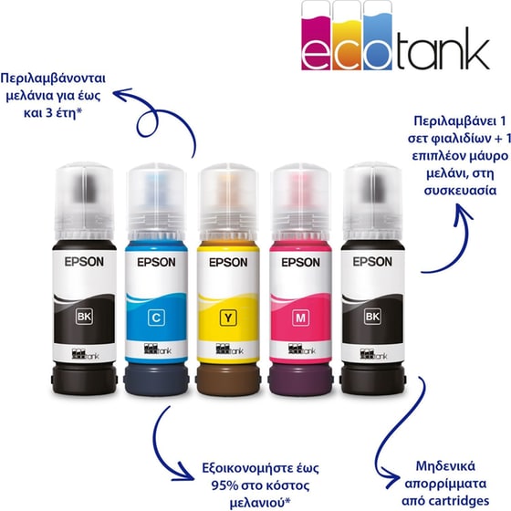 Epson EcoTank L5590  Εγχρωμο Πολυμηχάνημα Inkjet A4 με WiFi (C11CK57403) image 2