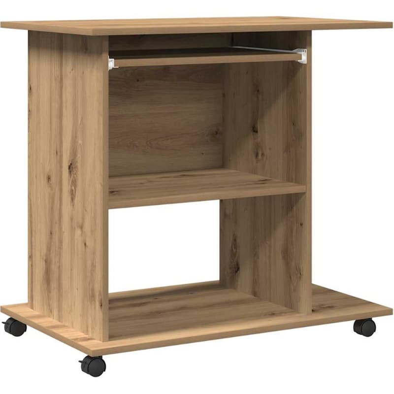 Γραφείο Υπολογιστή VidaXL από Μοριοσανίδα 80x50x75 cm - Artisan Δρυς