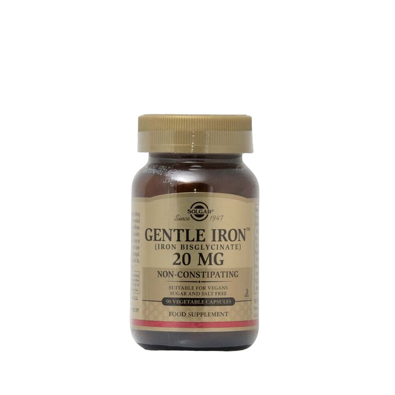 Μέταλλα Solgar Gentle Iron 20mg - 90 κάψουλες