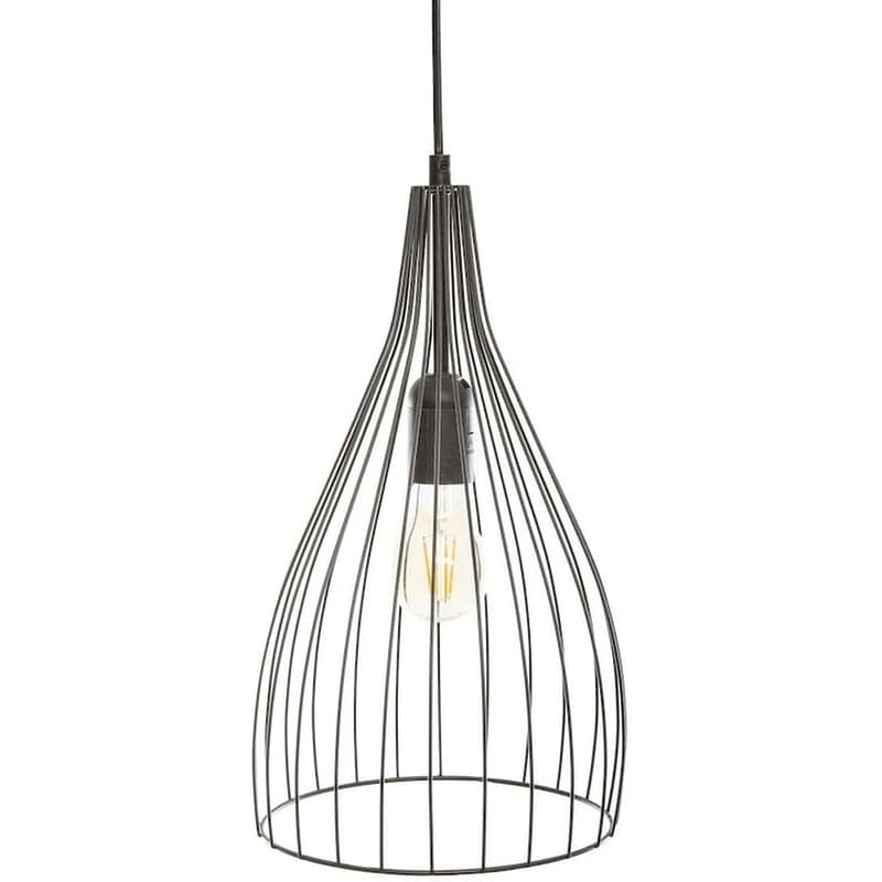 SPITISHOP Φωτιστικό Οροφής Μονόφωτο Spitishop A-s Rita 168219 Μεταλλικό - Μαύρο