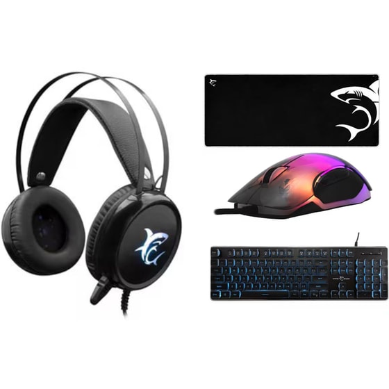 White Shark Margay Gaming  Ακουστικά + White Shark Tachi Gaming Πληκτρολόγιο + White Shark Mordred Gaming Ποντίκι + White Shark XL image 0