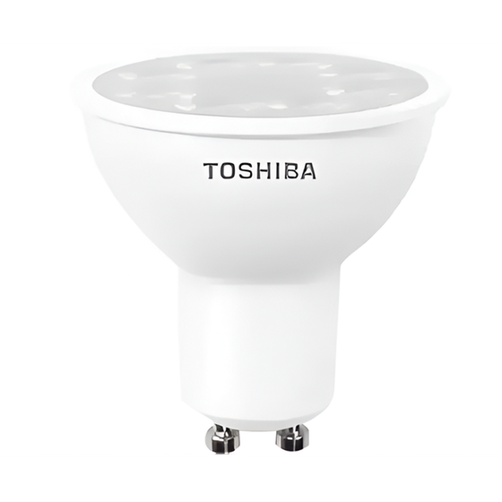 Λάμπα LED Toshiba GU10 4W 4000K - Φυσικό Λευκό image 0