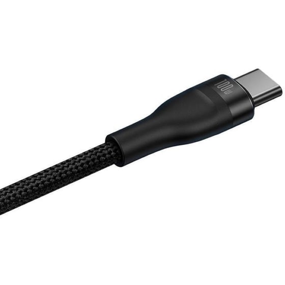 Καλώδιο Baseus Flash Series II USB-C male - USB-C male 1,5 m - Μαύρο image 1