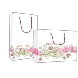 Χάρτινη Τσάντα Next "Σύνθεση Floral" 46x14x40cm - Με σχέδιο