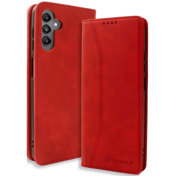 Θήκη Samsung Galaxy M15 - Bodycell Book Case Πορτοφόλι - Red image 0