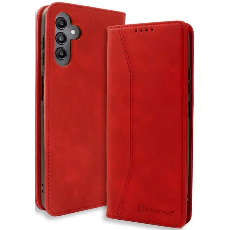 BODYCELL Θήκη Samsung Galaxy M15 - Bodycell Book Case Πορτοφόλι - Red (5206015079474)