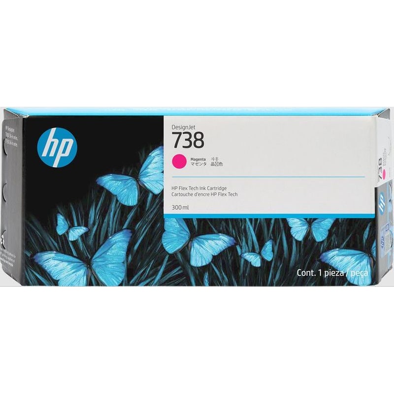 HP 738 Μελάνι Εκτυπωτή DesignJet T850 300ml - Ματζέντα