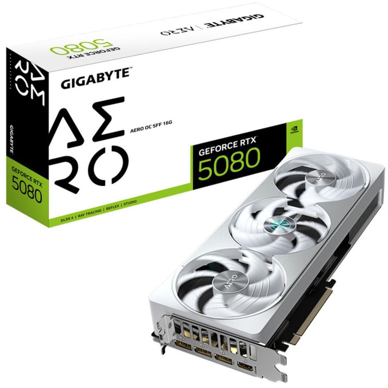 Κάρτα Γραφικών Gigabyte GeForceRTX 5080 Aero 16GB OC GIGABYTE