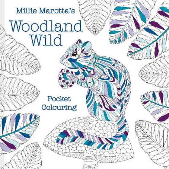Millie Marotta's Woodland Wild pocket colouring image 0