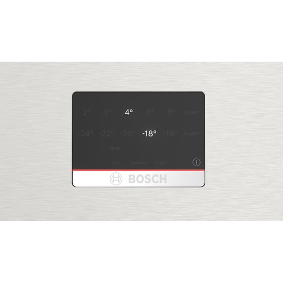 BOSCH KGN76XIEP Full No Frost 526 Lt Brushed Steel Antifinger Ψυγειοκαταψύκτης image 3