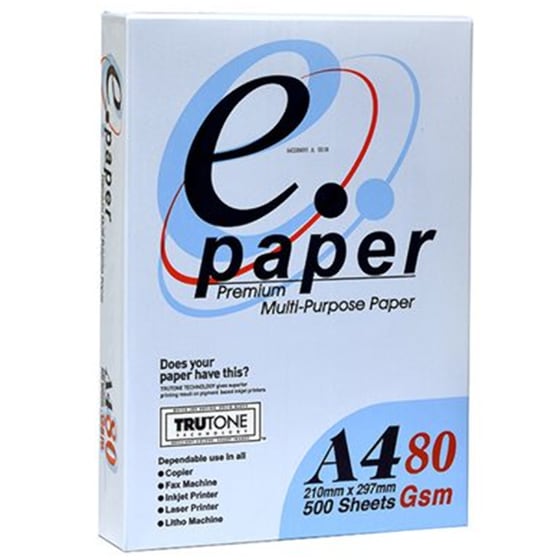 Χαρτί Φωτοτυπικού E-Paper Diamond A4 500 φύλλα Λευκό image 0