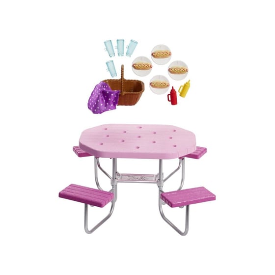 Barbie Επιπλα Εξωτερικου Χωρου (3 Σχεδια) (fxg37) image 2
