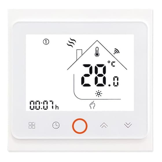 Smart Θερμοστάτης Αερίου Bht-002-gclw, Wifi, Λευκός image 0