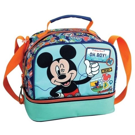 Τσαντάκι Φαγητού Gim Οβάλ Mickey Fun Travels image 0
