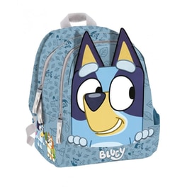 Τσάντα Πλάτης Προσχολική Graffiti Bluey Face