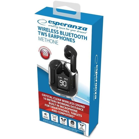 Ακουστικά Bluetooth Esperanza Eh238k - Μαύρα image 4