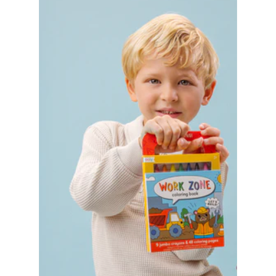 Σετ Ζωγραφικής & Κηρομπογιά Ooly Jumbo Work Zone (10 Τεμάχια) image 3