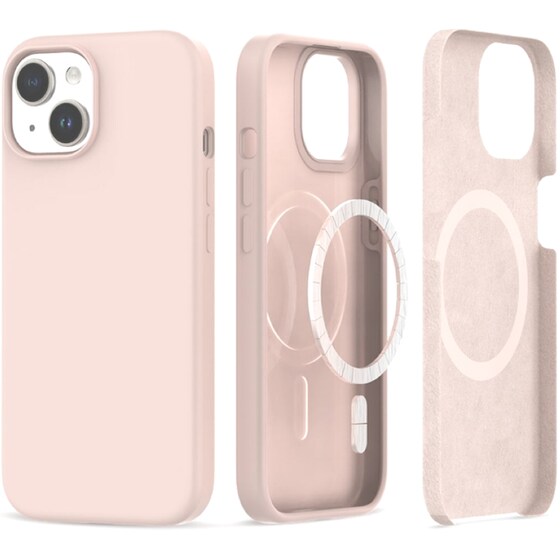 Θήκη Apple iPhone 15 Plus - Tech-Protect Silicone Magsafe - Candy Pink image 0