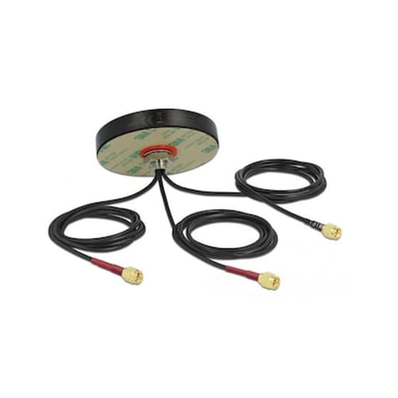 Κεραία Δικτύου Delock Lte Mimo Wlan 802.11 3xsma-st Rg-174 1,0m image 0