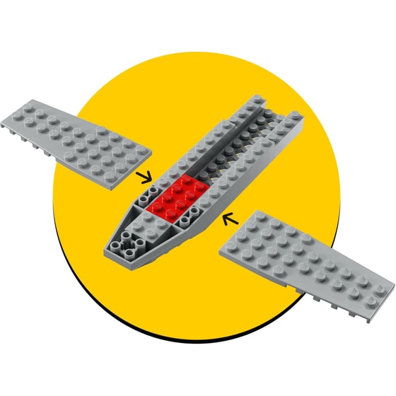 LEGO® Star Wars™ Mando and Grogu's N-1 Starfighter™ (75410) image 6