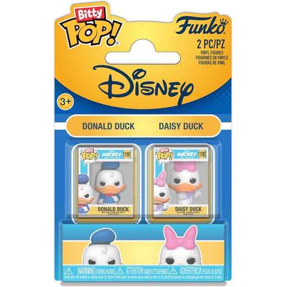 Funko Bitty Pop!  - Mickey & Friends  - Donald & Daisy (2-pack) image 0