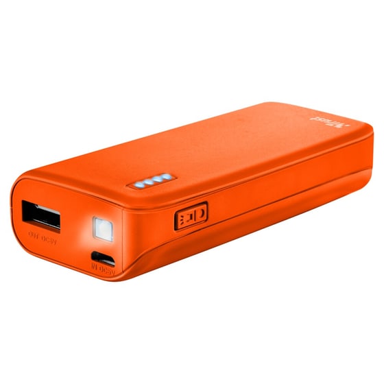 Powerbank Trust Primo 22061 4400 mAh 1A Πορτοκαλί image 0