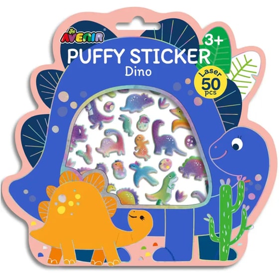 Αυτοκόλλητα Puffy Avenir Dino image 0