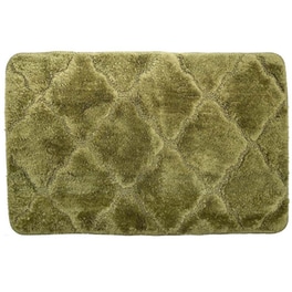Πατάκι Μπάνιου Estia Bamboo Essentials Olive 02-14896 Ορθογώνιο από Microfiber 70x45 cm - Πράσινο