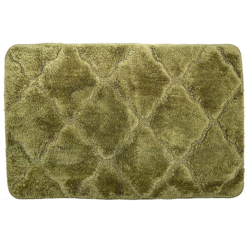 ΕSTIA Πατάκι Μπάνιου Estia Bamboo Essentials Olive 02-14896 Ορθογώνιο από Microfiber 70x45 cm - Πράσινο