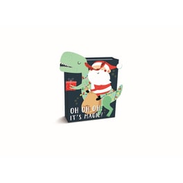 Χριστουγεννιάτικη Σακούλα Δώρου Santasaurus - Medium