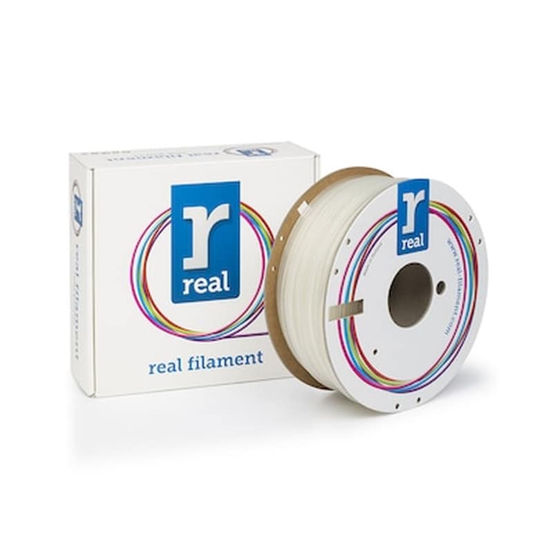 REAL FILAMENTS Real Pla 3d Printer Filament - Neutral/uncolored - Spool Of 1kg - 2.85mm (refplanatural1000mm3)