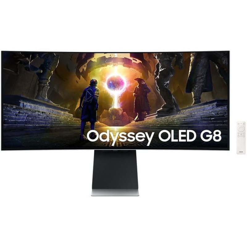 Samsung Odyssey G8 G85SD LS34DG850SUXDU Gaming Monitor 34 Ultrawide QHD OLED Curved 175Hz 0.03ms φωτογραφία