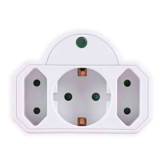 Ταφ Powertech Pt-816 3 Θέσεων  - Λευκό image 0
