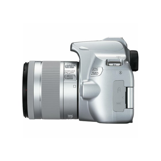 DSLR Canon EOS 250D & Φακός 18-55mm IS STM - Ασημί image 2