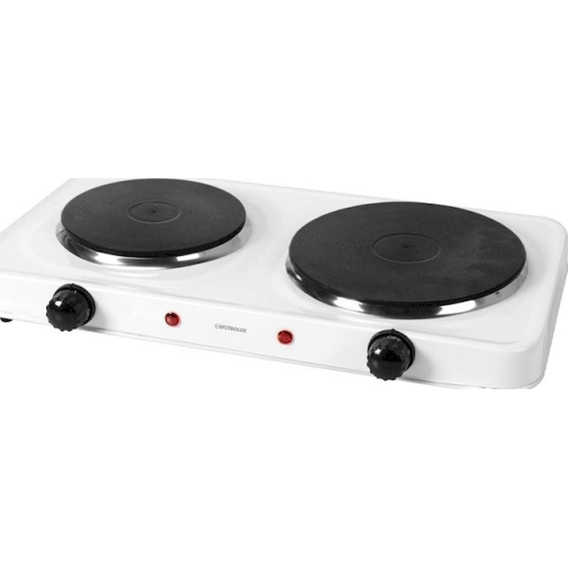 DICTRO LUX DICTROLUX 871503 2500 W Λευκό Διπλή Εμαγιέ Επιτραπέζια Εστία