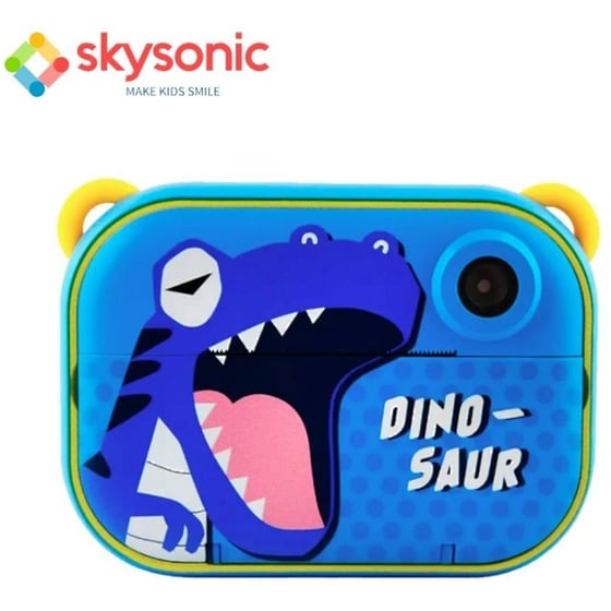 Skysonic Instant Παιδική Φωτογραφική Κάμερα - Μπλε Δεινοσαυράκι image 0
